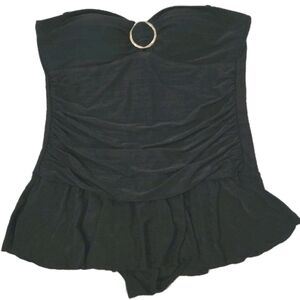 Womens One Piece Swimsuit Plus Size 18W Fashion Bug Swimdress Strapless